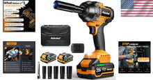 Load image into Gallery viewer, Compact 20V Brushless Impact Gun | 1000Nm Torque with Dual Batteries Included