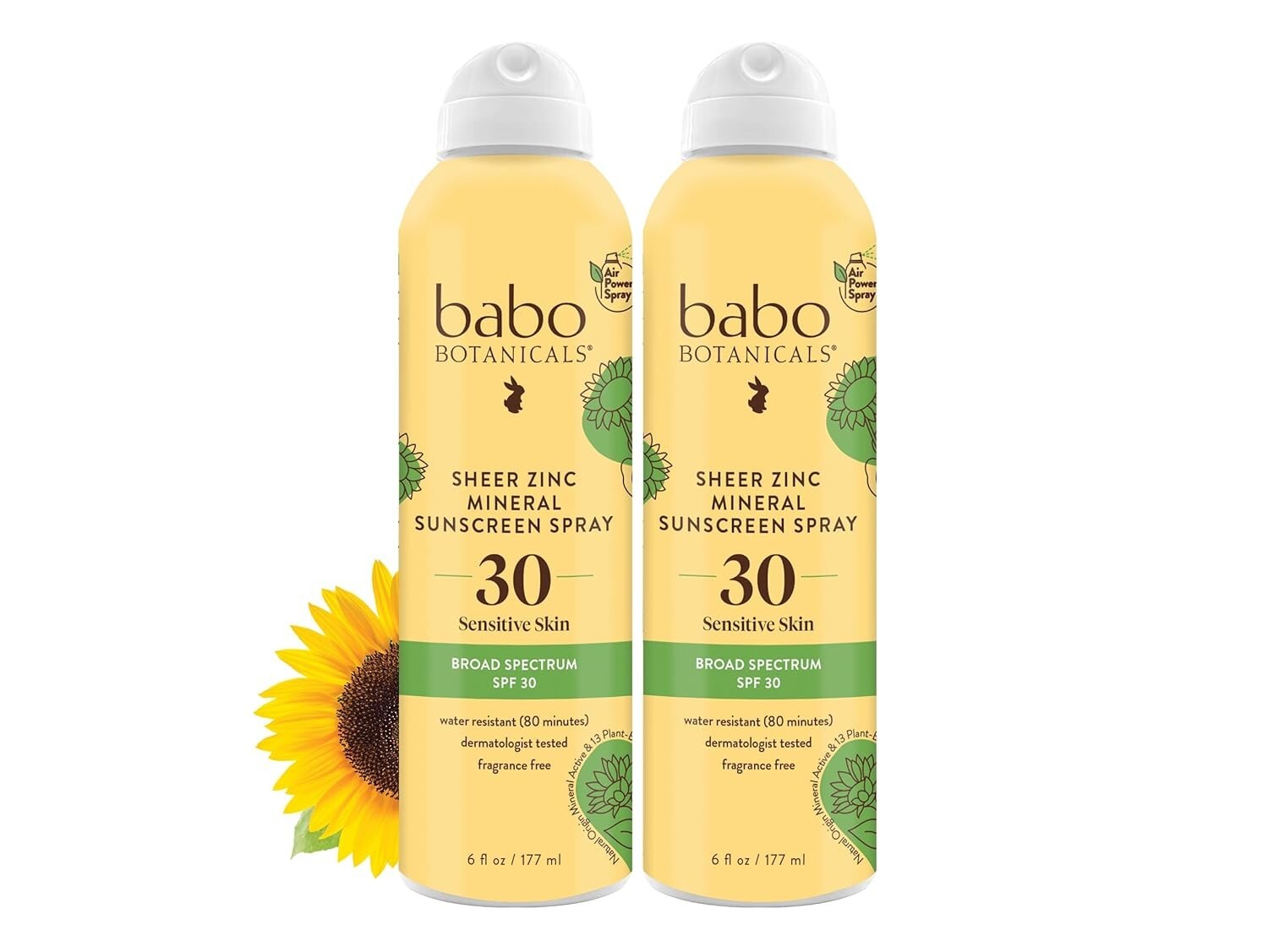 Babo Botanicals Continuous Sunscreen Spray - Ideal for Sensitive Skin & Families