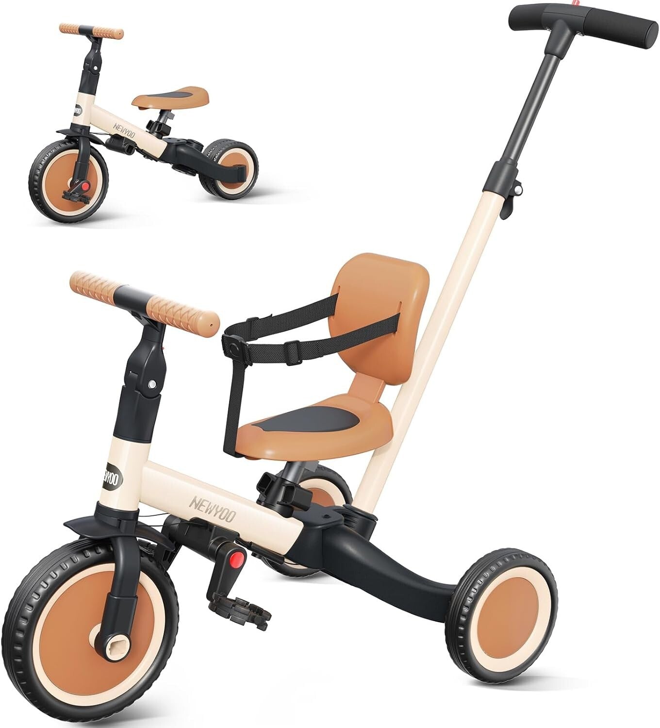 Multifunctional Toddler Tricycle & Balance Bike - Ideal Birthday Gift for Kids