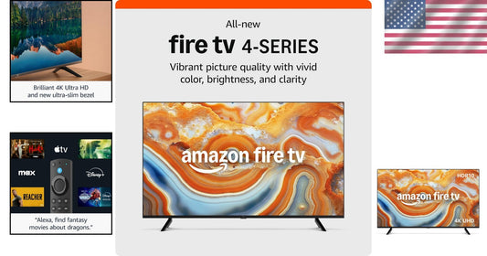 2024 43" 4K UHD Smart TV with Alexa Remote - Perfect for Endless Entertainment