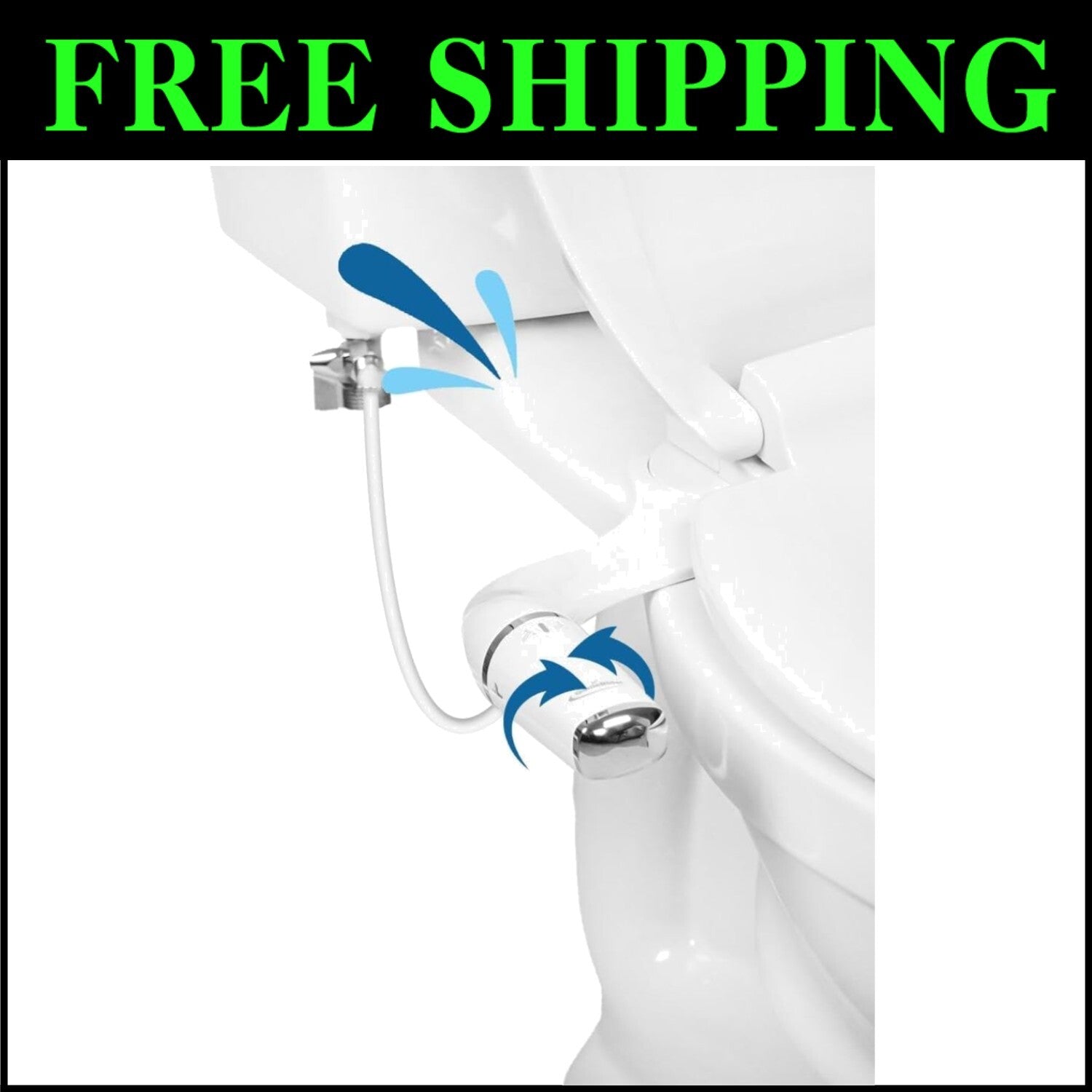 Eco-Friendly Bidet Attachment for Toilet – Adjustable Cleansing & Easy Install