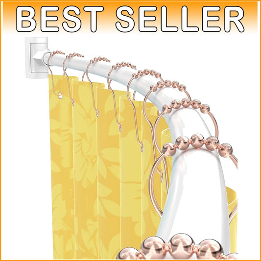 Elegant Curved Shower Curtain Rod 38-72 Inches – Wall Mounted for Ultimate Space