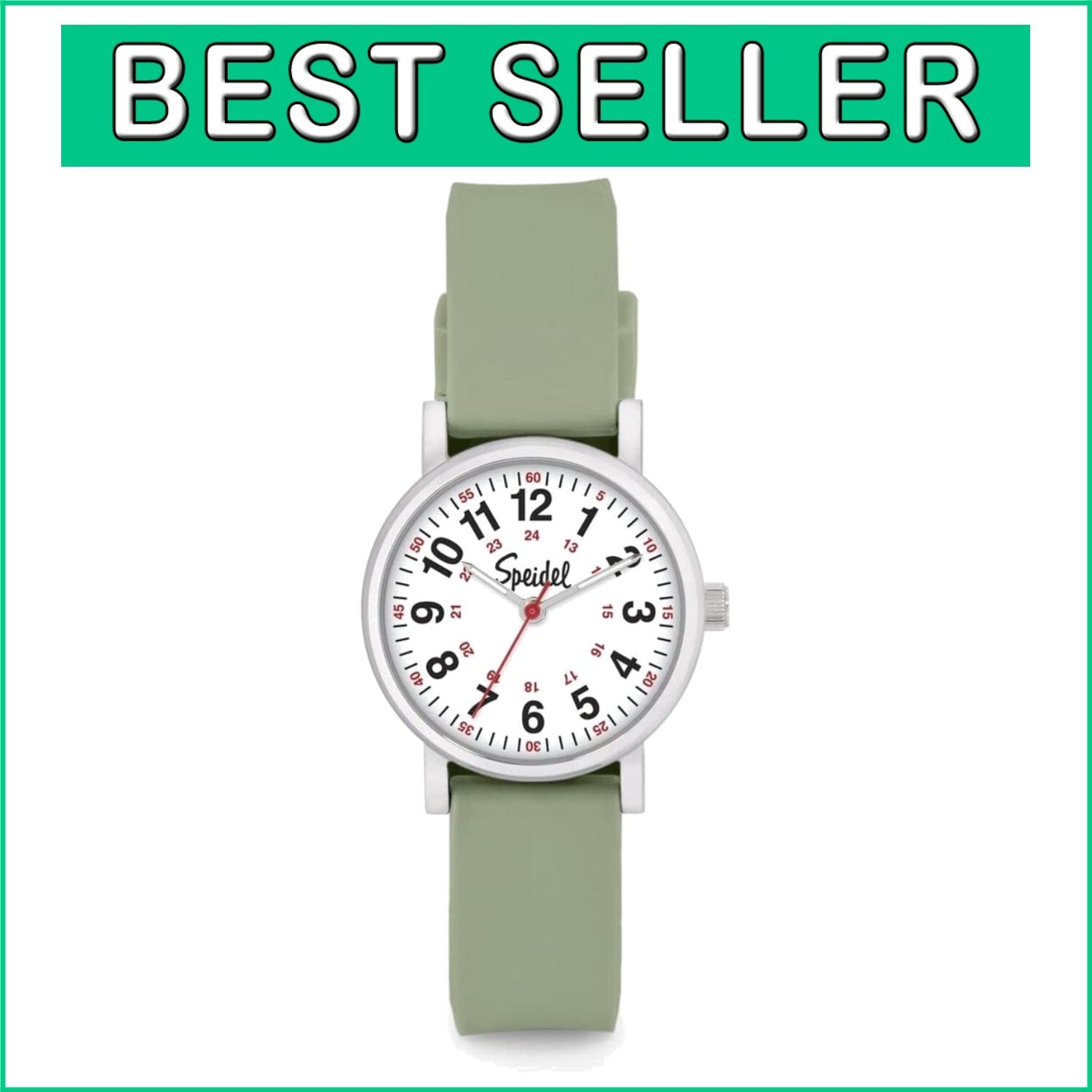 Advanced Petite Watch with Easy-to-Read Display - Ideal for Healthcare Workers