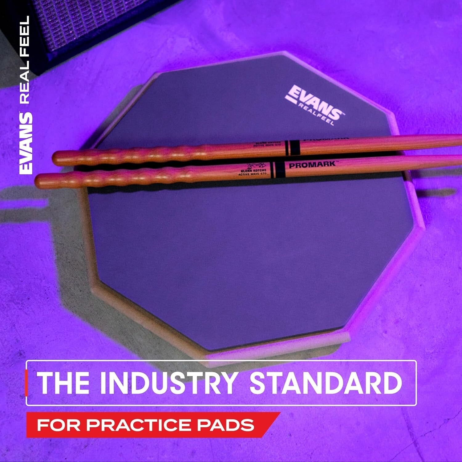 RealFeel Folding Bass Pedal Practice Pad – Ideal for Single & Double Pedals