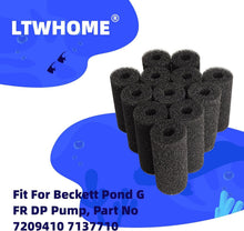 Load image into Gallery viewer, 12 Durable Custom Filter Sponges for Beckett Pond G Pump - Superior Quality