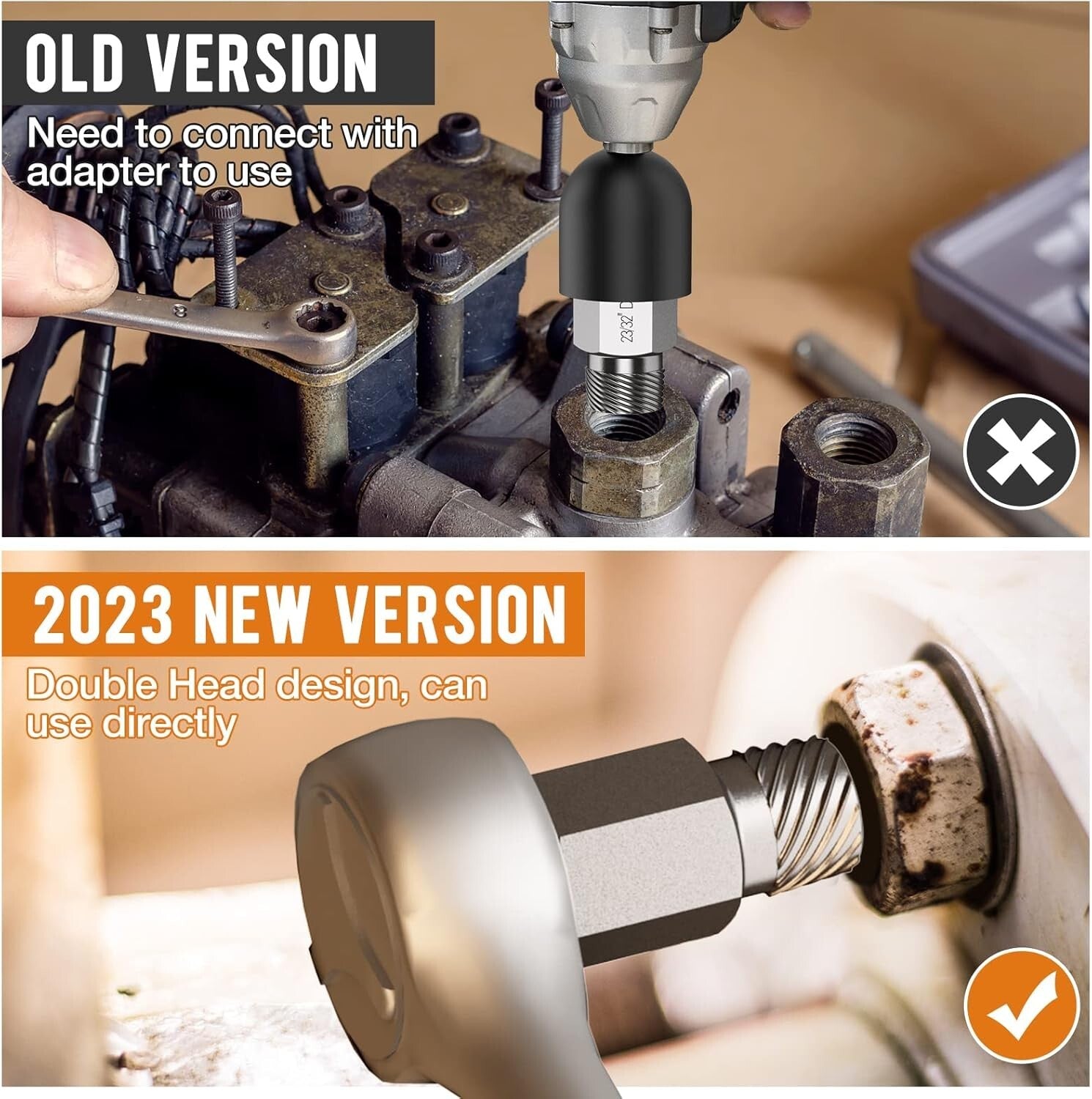 Multi-Application Screw Extractor Set - 27 PCS of 3/8" Drive Extractor Tools