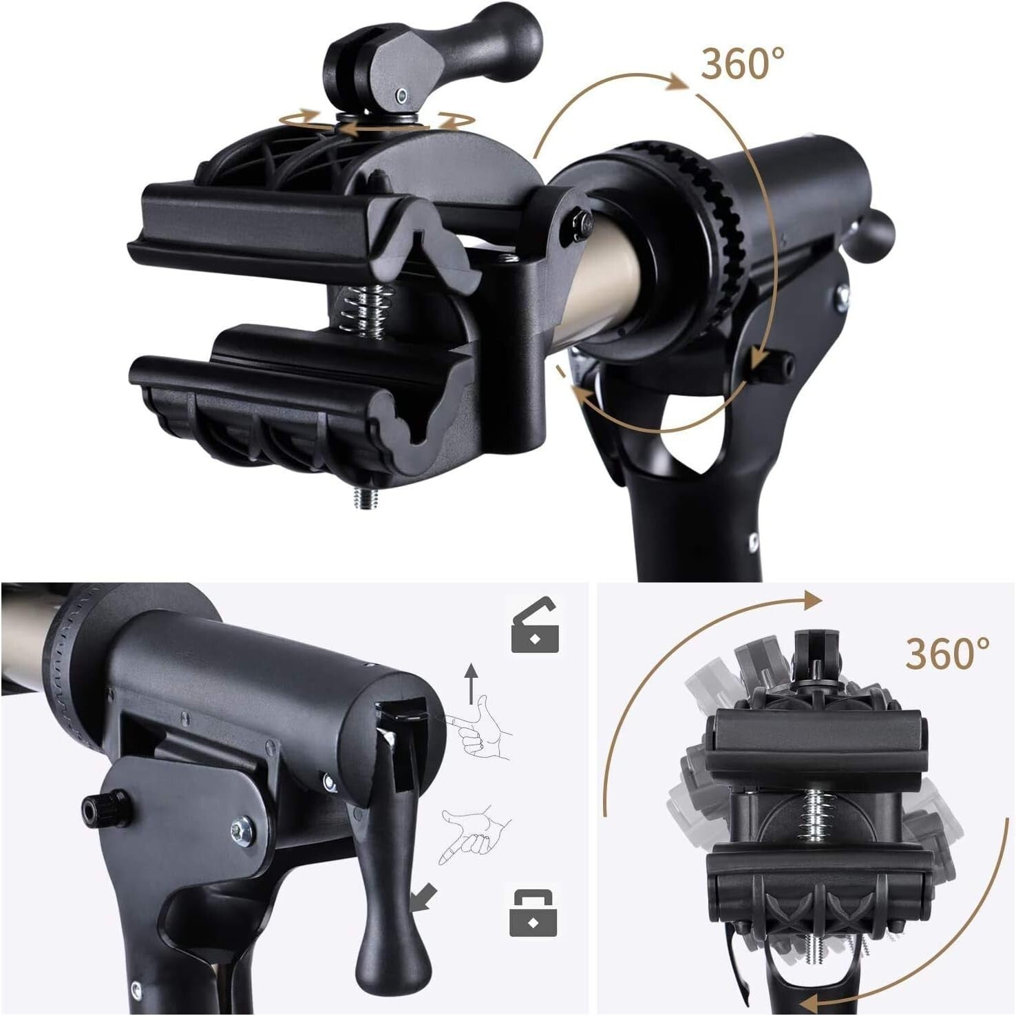 Durable 360° Rotatable Bike Mechanic Stand – Lightweight and Easy to Store