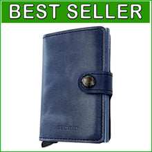 Load image into Gallery viewer, Vintage Black Card Holder for Women - Slim Profile, High-Quality Craftsmanship