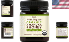 Load image into Gallery viewer, Raw Organic Manuka Honey KFactor 16+ - Unpasteurized, Non-GMO Superfood, 8.8 Oz