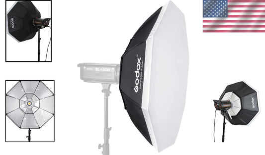 Octagon 95cm Softbox Diffuser with Bowens Speedring for Professional Lighting
