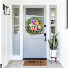 Load image into Gallery viewer, Durable Silk Spring Wreath with Peony &amp; Dahlia - Perfect for Every Occasion