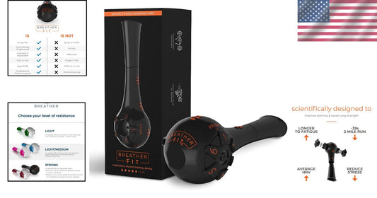 Lightweight Breathing Trainer - Fitness & Wellness Tool Without Ongoing Costs