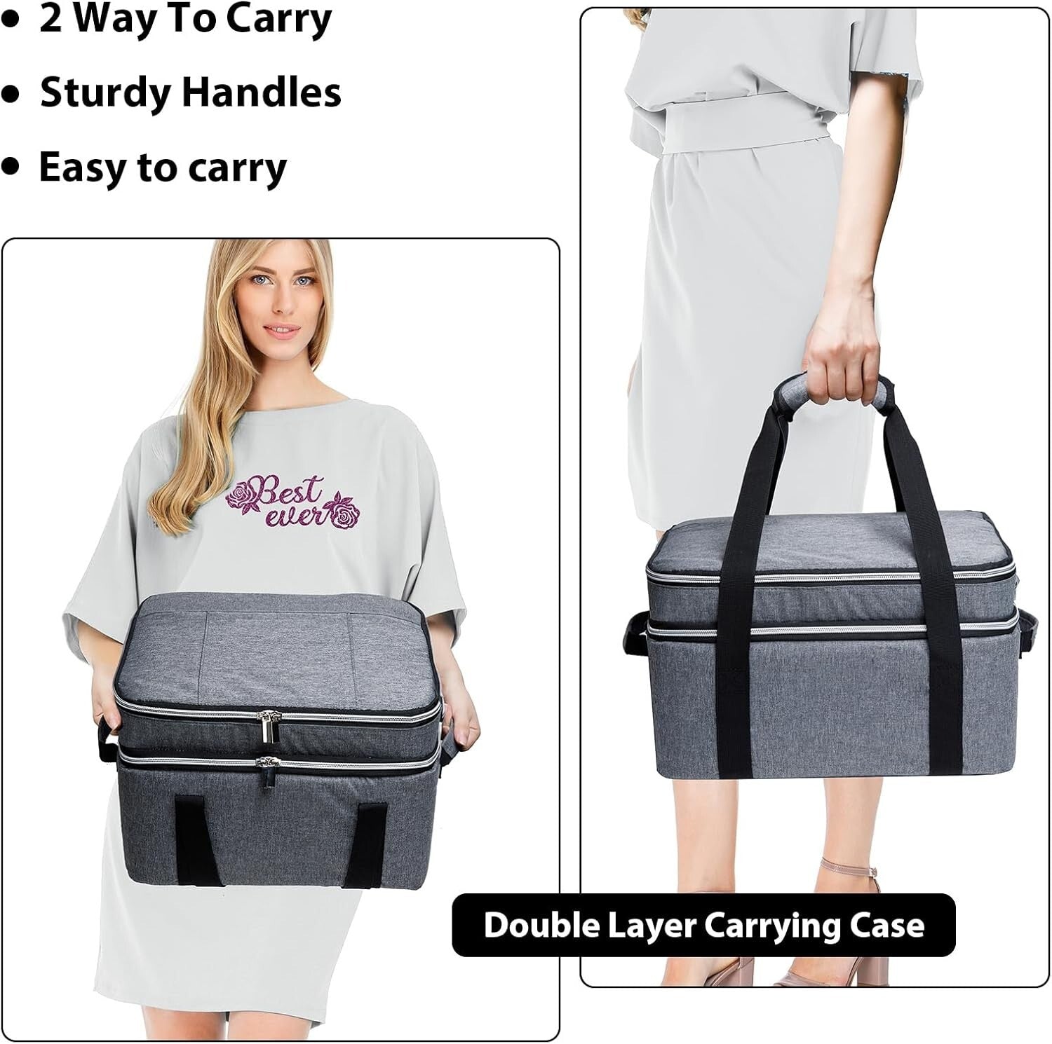 Durable Double-Layer Heat Press Bag for Cricut EasyPress 2 - Lightweight Design