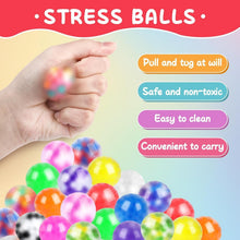 Load image into Gallery viewer, Soft Squishy Fidget Balls - 128 Pack of Anti-Anxiety Stress Relievers for Adults