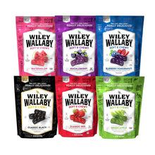 Load image into Gallery viewer, Classic Soft &amp; Chewy Licorice 6-Pack - 10 Ounce Vegan Treats in 7 Flavors
