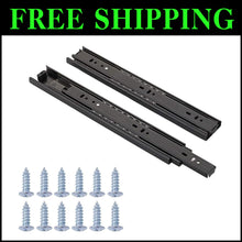 Load image into Gallery viewer, 4-Pair Full Extension Ball Bearing Drawer Slides - 16 Inch, 100 lbs Capacity