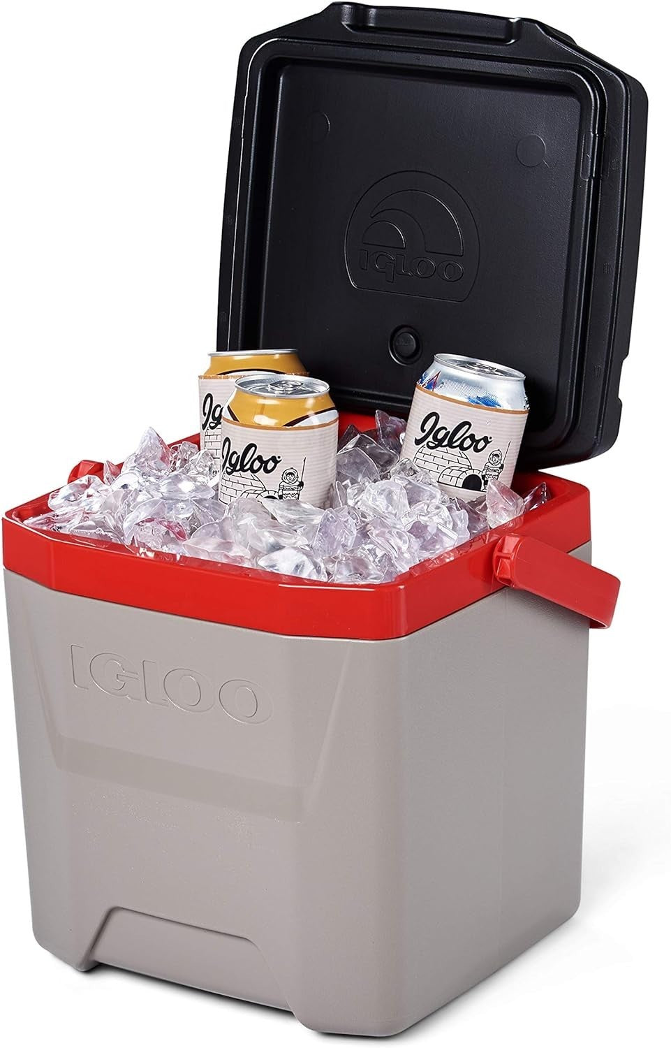 12 Qt Insulated Igloo Cooler - Stylish Sandstone Design for Outdoor Adventures