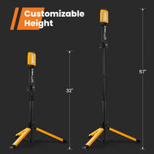Load image into Gallery viewer, High-Power Work Light with Detachable Tripod - Ideal for Indoor &amp; Outdoor Use