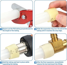 Load image into Gallery viewer, Comprehensive PEX Expansion Tool Kit with Auto Rotation for Secure Plumbing