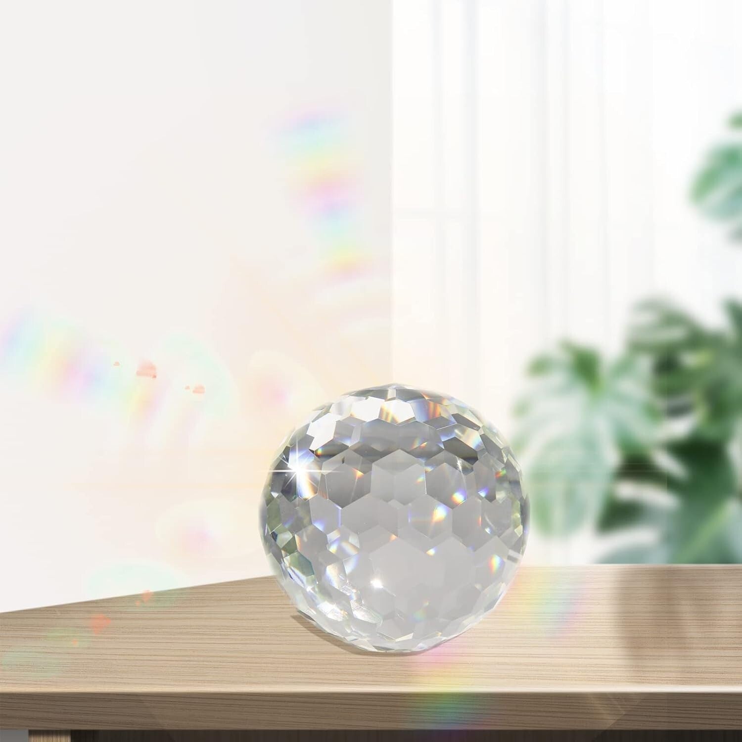 Exquisite Hanging Crystal Ball Prism - Ideal Gift for Home & Garden Decoration