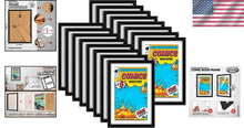 Load image into Gallery viewer, Stylish Comic Book Frame Set (16 Pack) with Flexible Wall/Tabletop Options