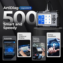 Load image into Gallery viewer, Professional Vehicle Scanner - 5" Touchscreen, DIY Engine &amp; ABS Diagnostic Tool