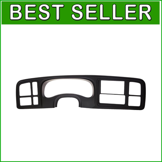 Double DIN Dash Kit for 1999-2002 GM Trucks/SUVs - Scratch-Resistant Matte Black