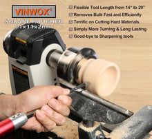 Load image into Gallery viewer, Multi-Function Carbide Tool Set for Wood Lathe - 8PC with Swan Neck Hollowers
