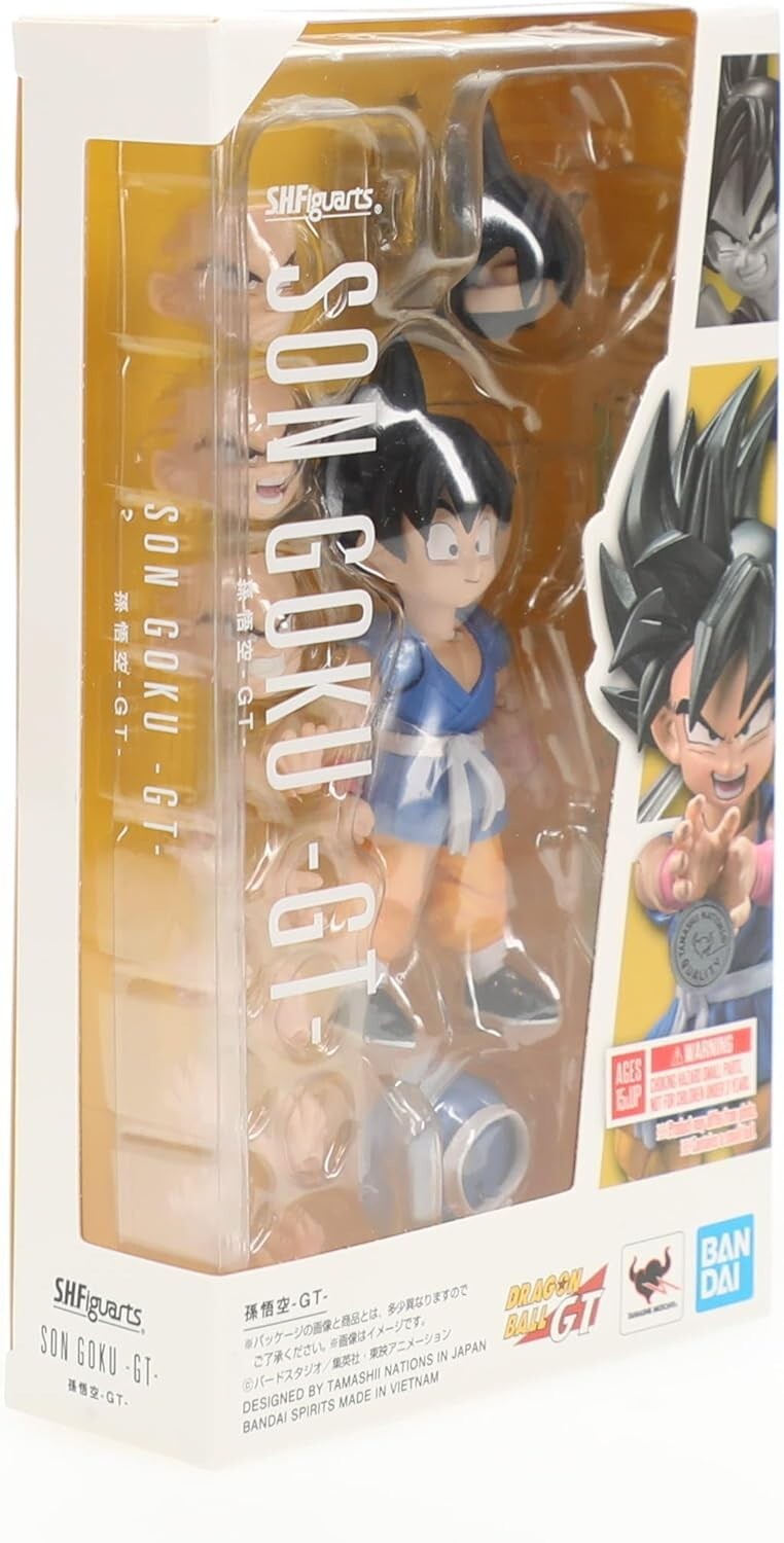 Dynamic S.H.Figuarts Son Goku Figure - Dragon Ball GT - Enhanced Articulation