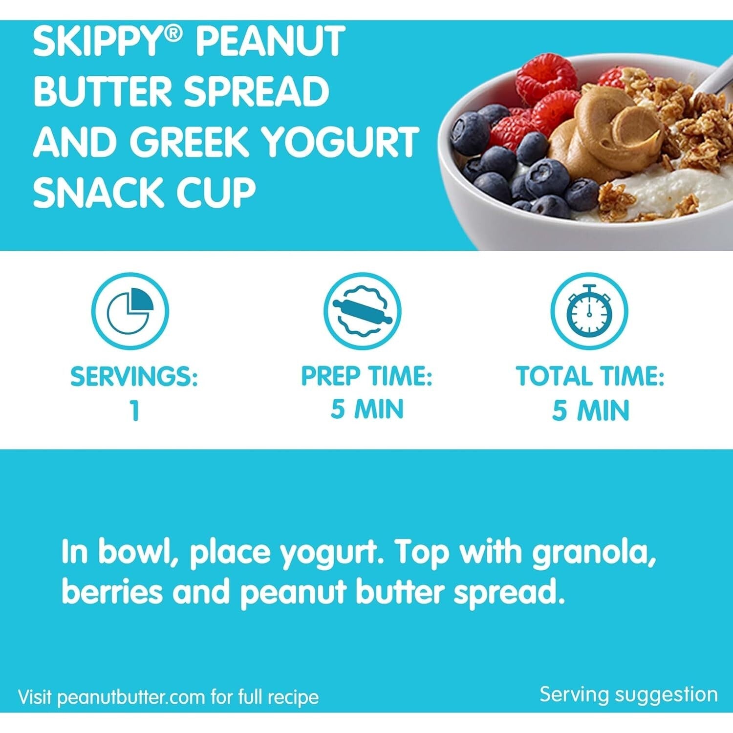 Chunky Peanut Butter with Plant Protein - 16oz Jar, 12 Pack, Gluten-Free