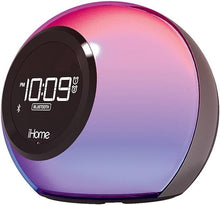 Load image into Gallery viewer, Stylish Dual Alarm Clock Radio with Bluetooth Speaker and Mood Light - Portable