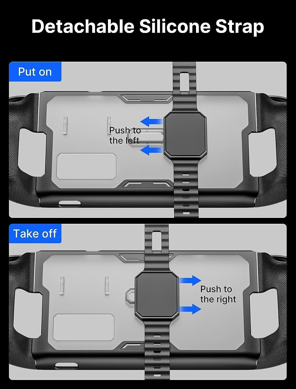 Customizable Steam Deck Protective Case with Cooling Fan & Lightweight Design