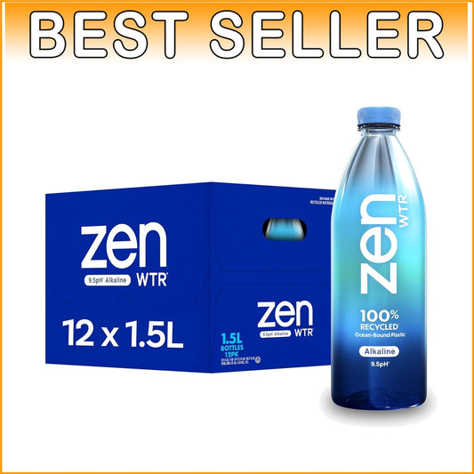 Delicious 50.7 fl oz Alkaline Water 9.5 pH - Purity Meets Eco-Consciousness
