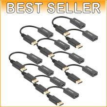Load image into Gallery viewer, Versatile DisplayPort to HDMI Adapter 10-Pack - Perfect for Streaming &amp; Gaming