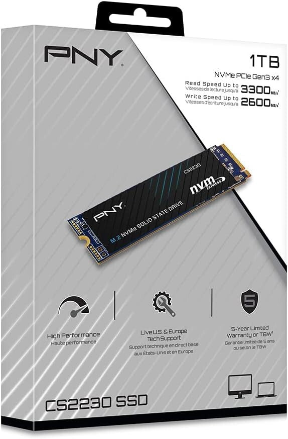 CS2230 1TB M.2 NVMe SSD - Compact and Durable Storage for Demanding Applications