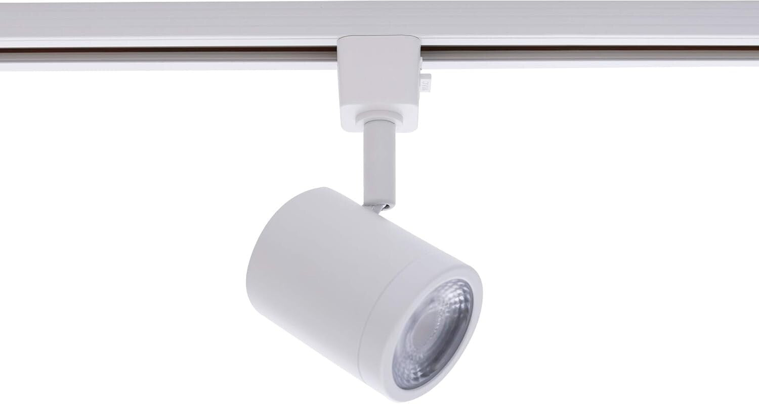 Pack of 6 10W Adjustable LED Track Heads - Warm White Lighting with App Control