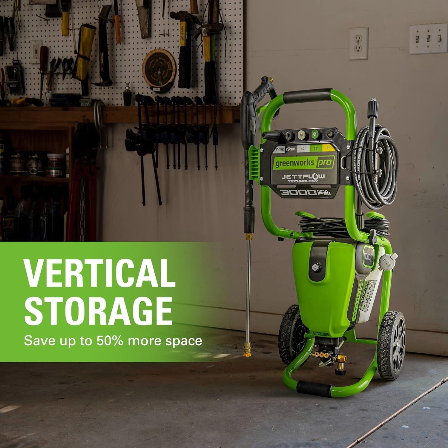 3000 PSI Portable Electric Pressure Washer - Includes Nozzle Accessories & More