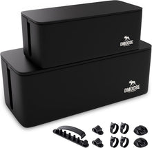 Load image into Gallery viewer, Modern Cord Organizer Box 2 Pack - Fire-Retardant and Dust-Proof Design