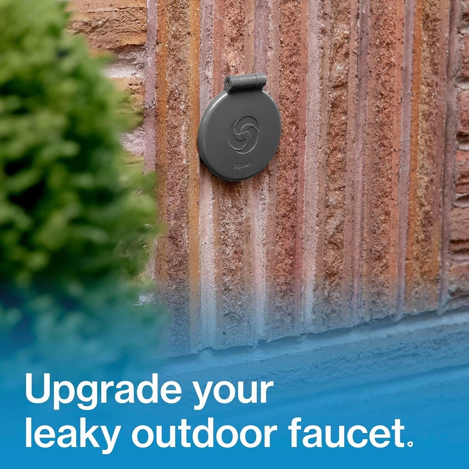 Frost-Free House Hydrant V1+ Outdoor Faucet - Slate Gray, Quick Connect Design