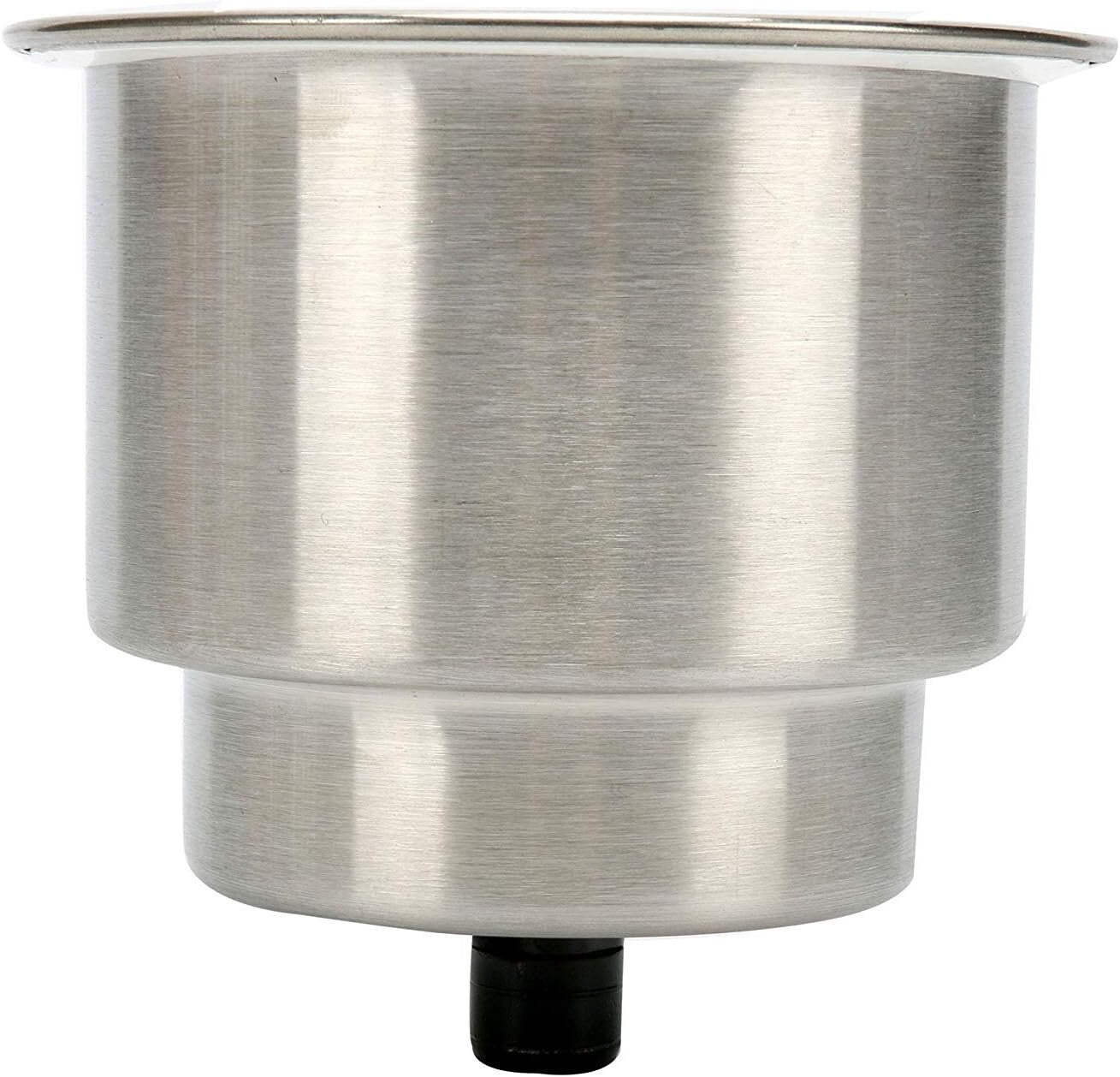 8-Piece Stainless Steel Drink Holders with Drain - Versatile Marine Cup Storage