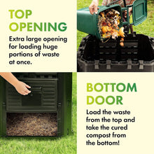 Load image into Gallery viewer, Lightweight 360L Compost Bin with Aeration Design – Easy Assembly &amp; Secure Lid