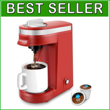 Load image into Gallery viewer, 4-Hole Needle Mini Coffee Maker - Auto Shut-off for Safe and Effortless Brewing