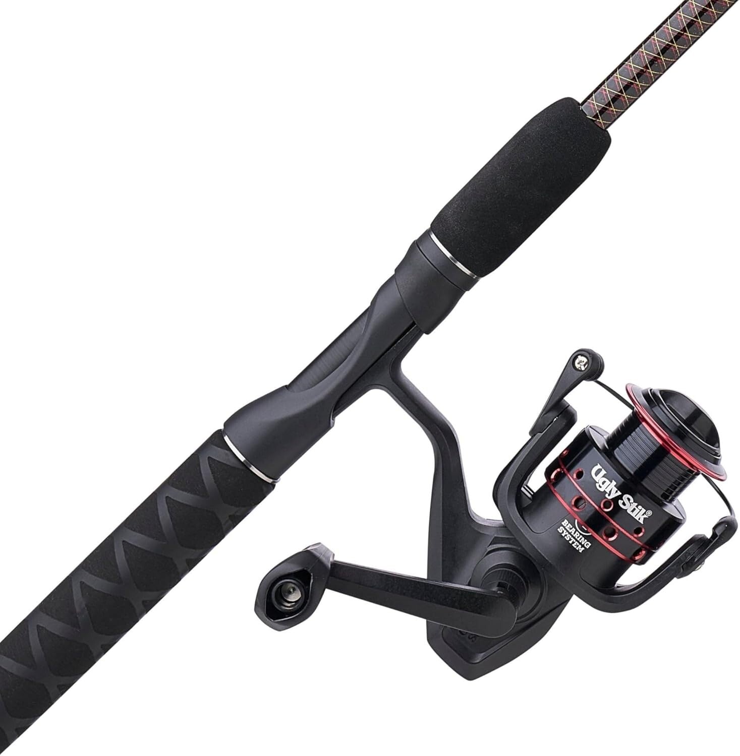 Premium 7' GX2 Spinning Fishing Combo with Clear Tip & Travel Bag
