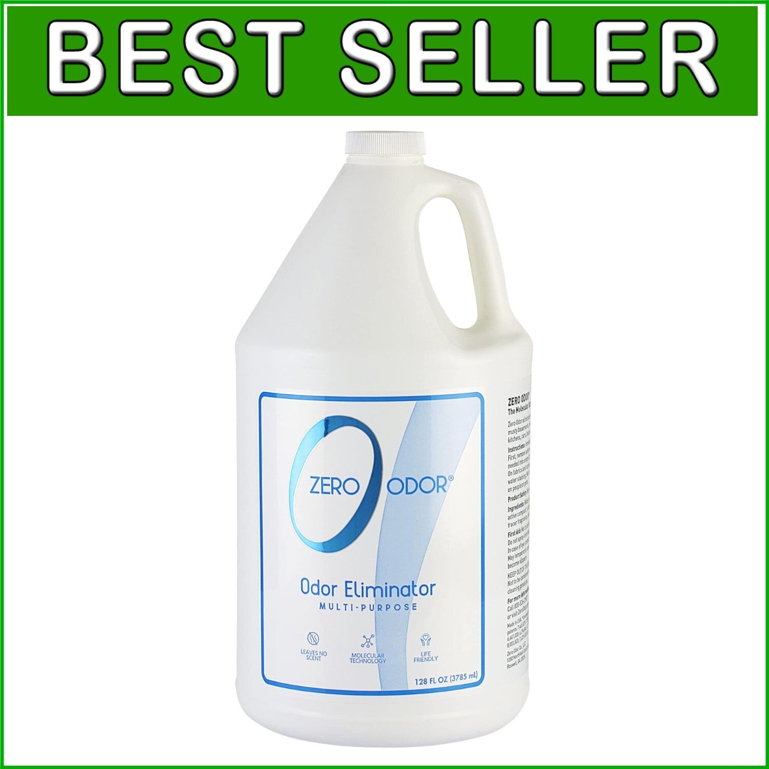 128oz Powerful Odor Neutralizer Spray - Non-Toxic and Bleach-Free Solution