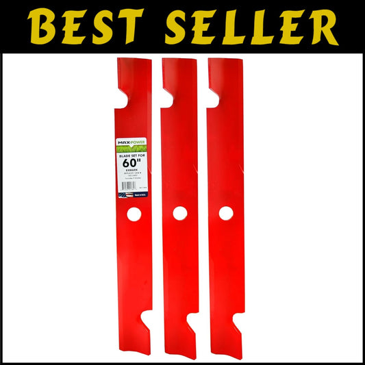 Complete 3-Blade Kit for 60" Exmark Mowers - High-Performance Replacement Set