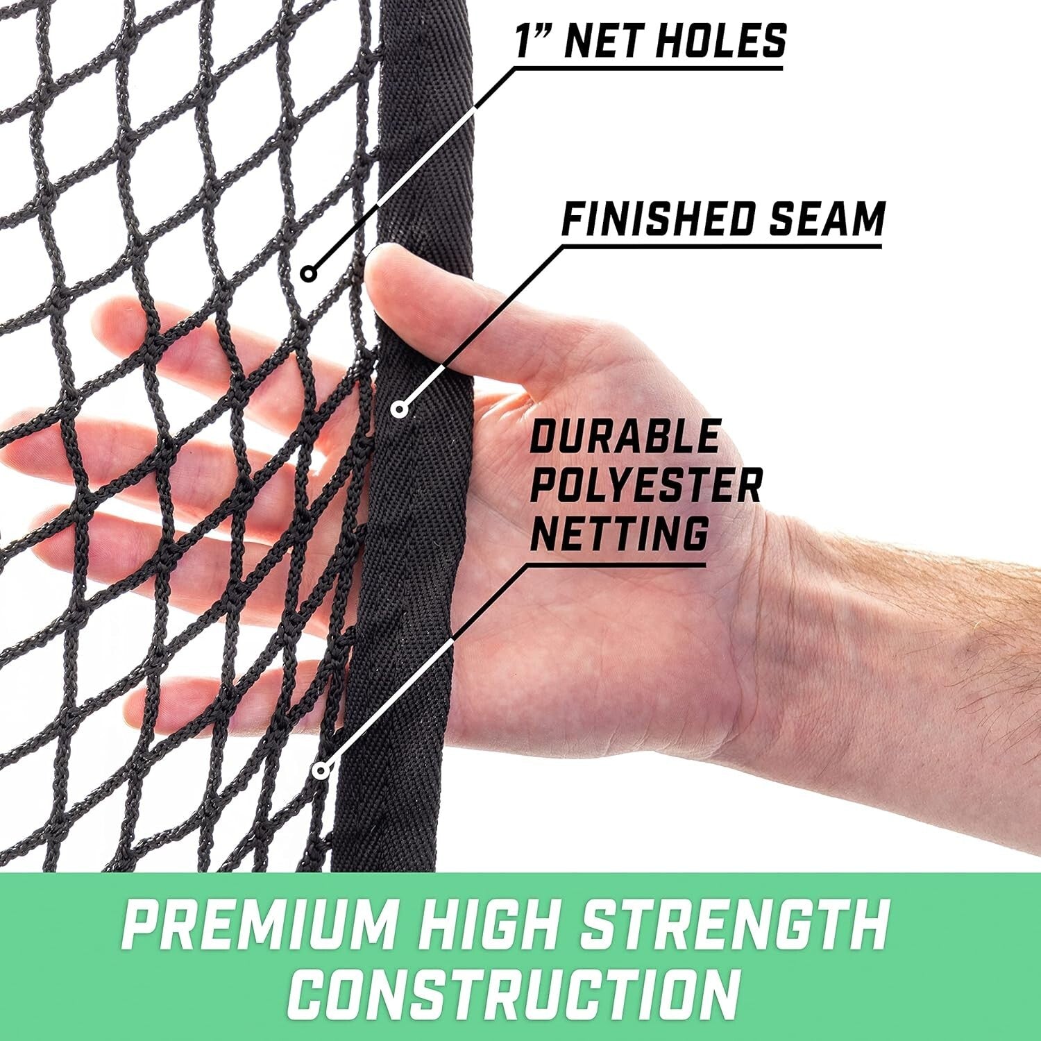 Durable Heavy-Duty Mesh Sports Net, Easy Install, Great for Indoor & Outdoor