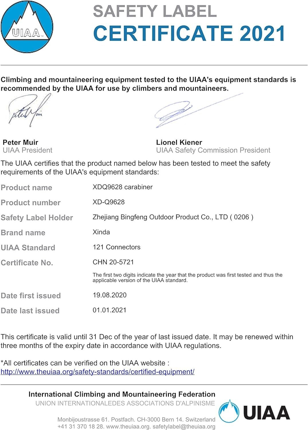 Durable 5-Pack Locking Carabiners - Safety Clips for Climbing & Hammocking