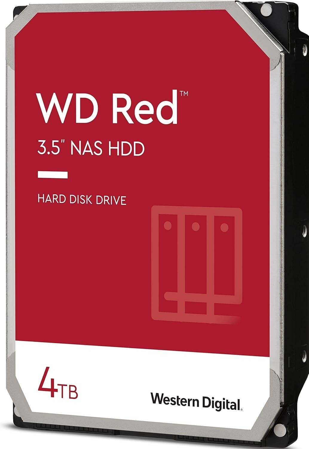 4TB WD Red HDD with 5400 RPM and SATA 6 Gb/s for Reliable NAS Storage