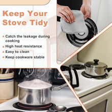 Load image into Gallery viewer, Complete Electric Stove Burner Set with Porcelain Drip Pans - 9-Piece Black Set