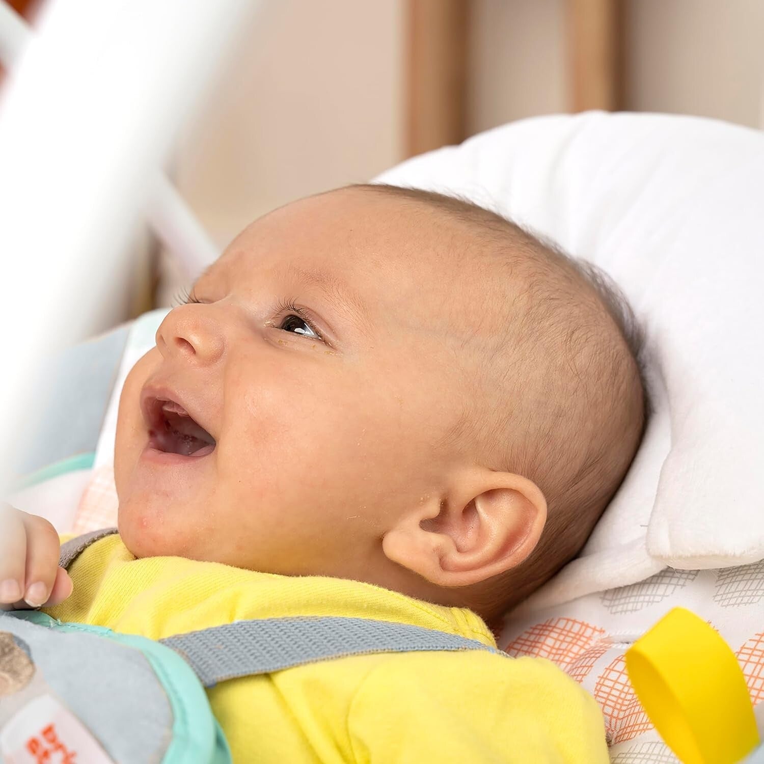 Whimsical Wild Baby Swing - 6 Speed, 2 Recline Positions for Infants 0-20 lbs